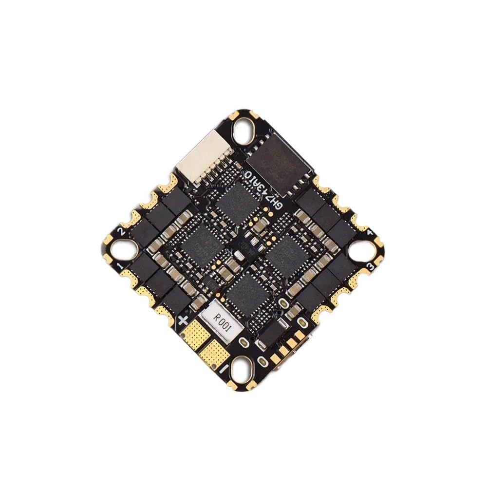 Per controller di volo JHEMCU GH743AIO-HD F743 con ICM-42688 e AM32 - ESC senza spazzole 40A/50A 4in1, 3-6S per drone FPV Freestyle(GH743AIO-HD 50A)