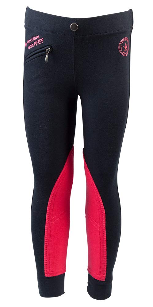 PFIFF 102603 Ella Pantalon d'équitation pour Enfant avec empiècement en Tissu