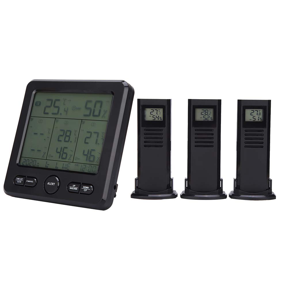 Czujnik zewnętrzny TS‑6210 bezprzewodowy miernik temperatury meteorologicznej z wyświetlaczem LCD do stacji pogodowej