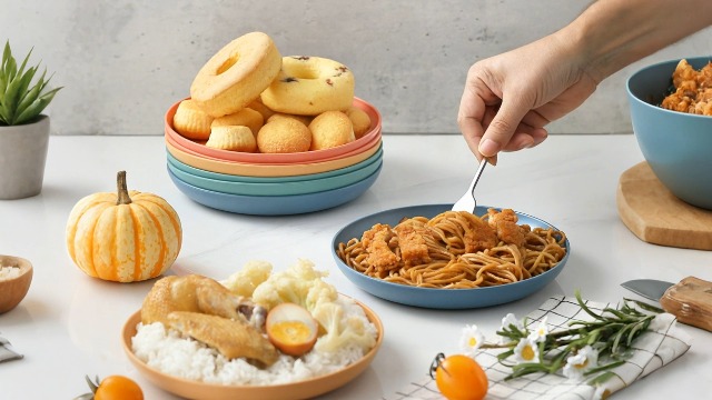 Amazon.com | 8 PCS Wheat Straw Plates, Kaloo 7.7 Inch Melamine