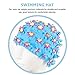 minkissy Swim Hat for Hair Elastic and -Skid Design Three Flower Cap for Women Lake Comfortable Swimming