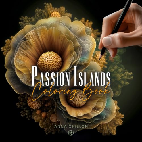 Passion Islands Coloring Book: Libro de Colorear para Adultos, Relajante y Romántico, Idea de Re...