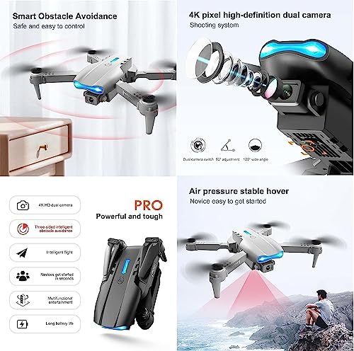 Generic Drone With Hd Dual Camera Brushless Motor, One Click - Image 8