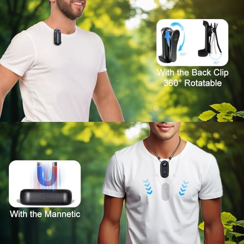 OBEST Cámara Acción 360° 1080P, Mini Camara Buceo Impermeable, WiFi Vlog Cámara Casco Moto Magnético Camera Deportiva Pequeña, POV Bodycam Video para Ciclismo Mascotas, Acc Multifuncion, Negro - imagen 3