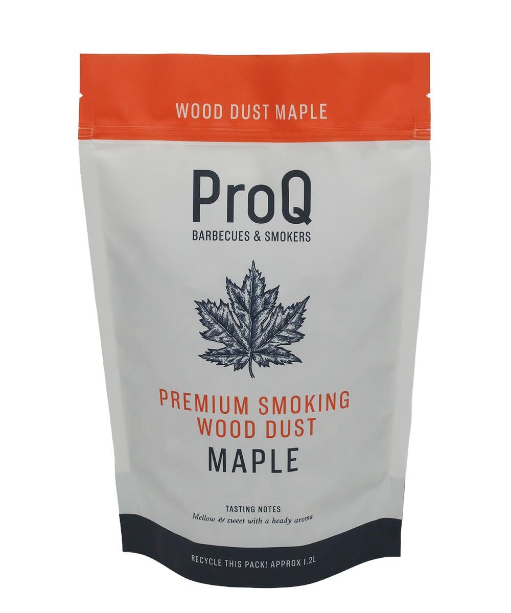 ProQ Premium Smoking Wood Dust (3 x 1.2L Pack) - Food Smoker Dust - Cold Smoking Dust - Maple