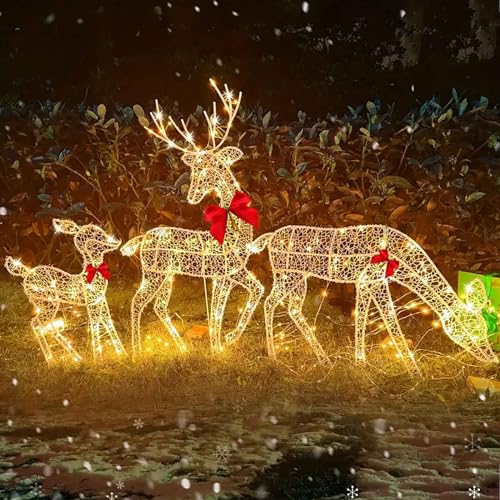 The 10 Best Lighted Yard Reindeer Reviews & Comparison Glory Cycles