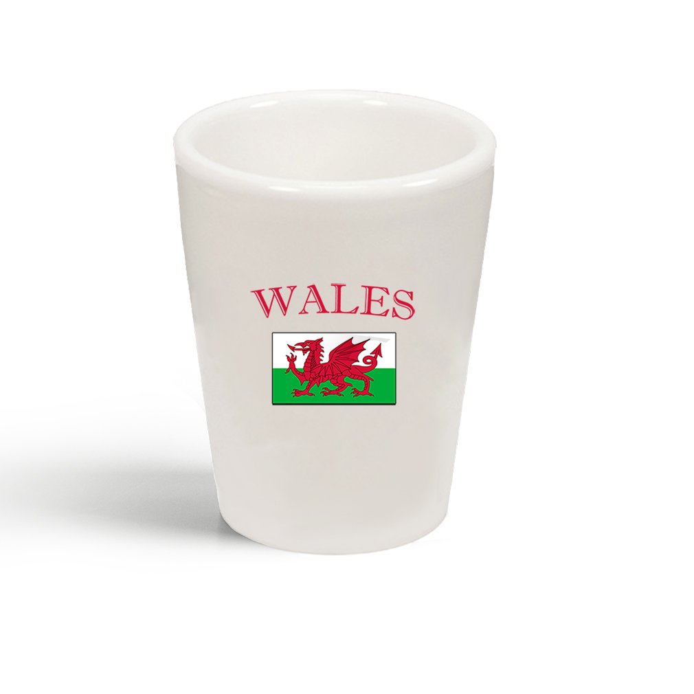 Style In Print Wales Country Original Name Ceramic Shot Glass Cup