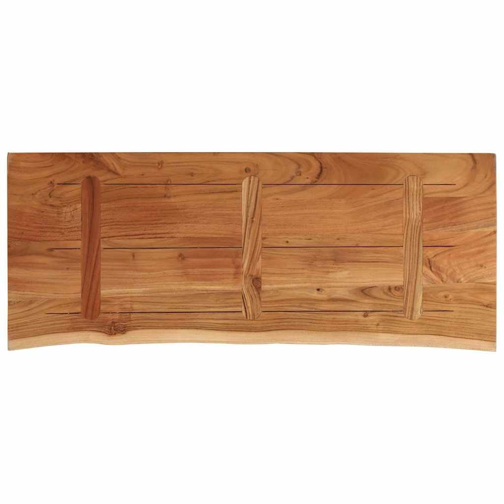 vidaXL Comptoir de Salle de Bain 140x60x2,5 cm rectangulaire Acacia, comptoir en Bois, Dessus de Vasque de Salle de Bain, comptoir de Vasque de Salle de Bain