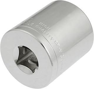 Aexit Chrome-Vanadium Steel Hand Operated Tools Metric 30mm 6 Point Axle Nut Hex Socket 1/2
