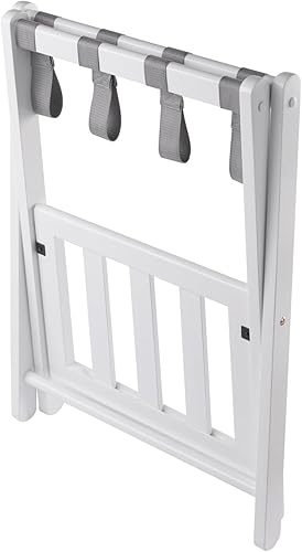 Miniatura 3 de Winsome Portaequipajes Raya con estante en acabado blanco