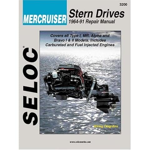 Mercruiser Stern Drives 1964 - 1991 (Seloc Marine Tune-Up and Repair Manuals) Cover