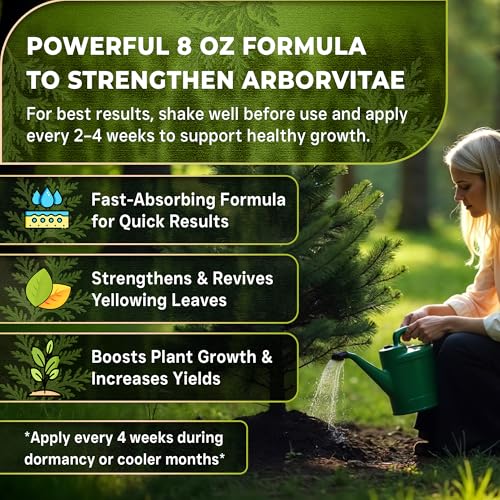 Fertilizante Líquido Leaves and Soul 8 oz para Arborvitae miniatura 5
