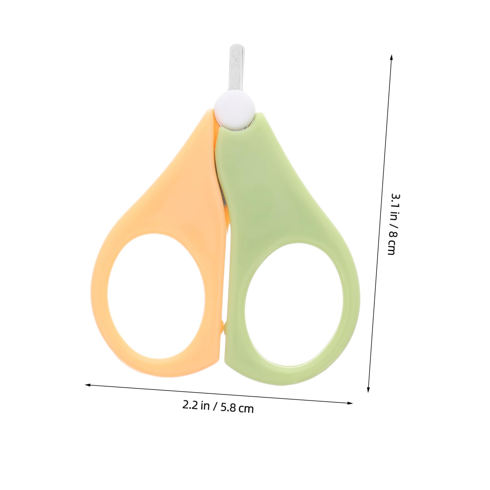 JOINPAYA Baby Nail Clippers Trimmer Gentle Round Tip Nail Cutting Tool for Infants Toddlers Children Portable Comfortable Grip Stainless Steel