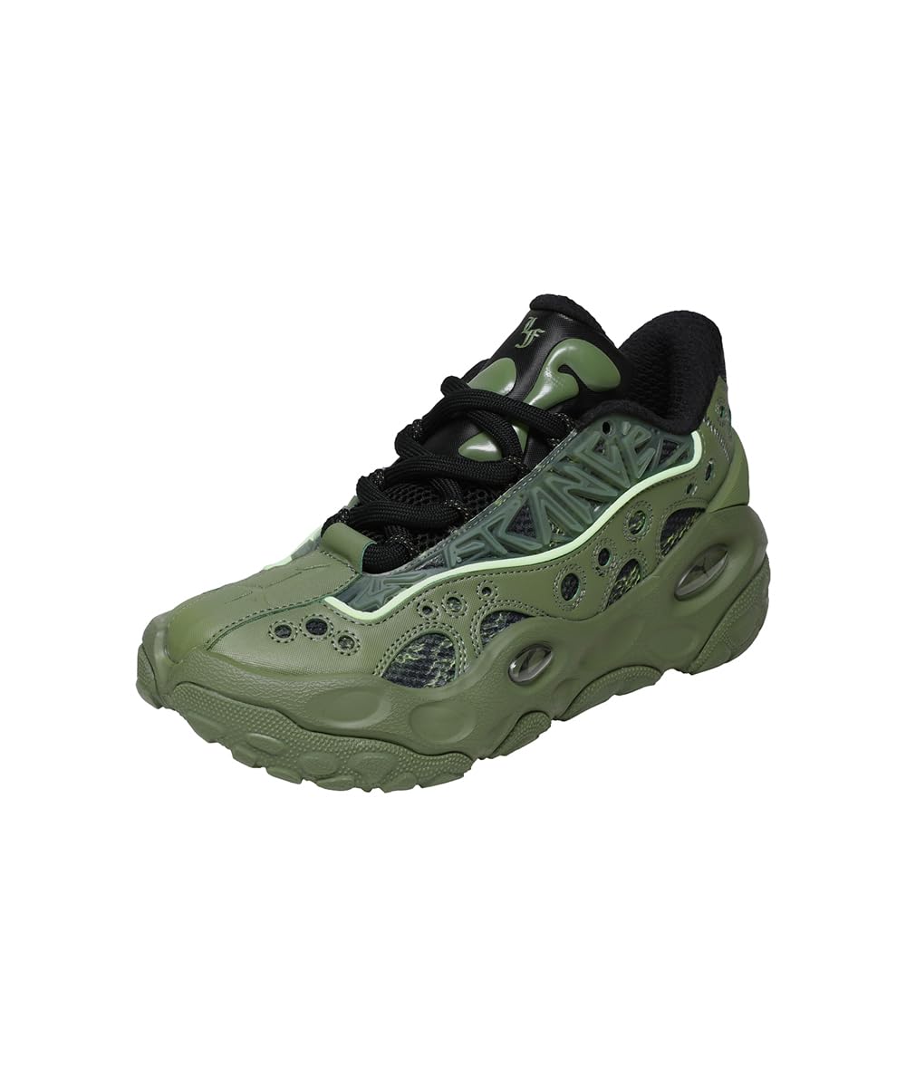 puma | La Francé RNR Camo Basketball Shoes | Avocado Green-Fizzy Light | 7UK-picture-24