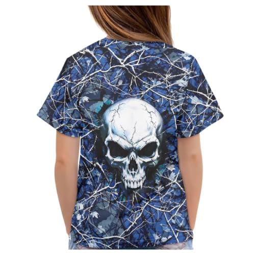 Image of Xhuibop Kids T Shirts for Boys Size 3-16 Girls Short Sleeve Sportswear Active Tops