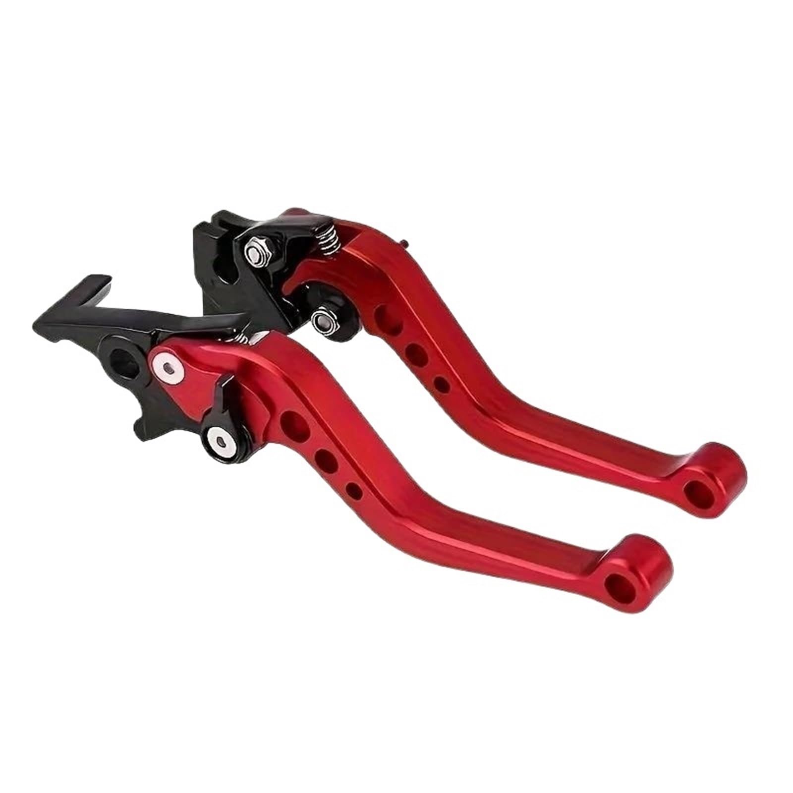 Cpacpcwysp Red Universal Motorcycle Clutch Brake Handle Drum Rod Motorcycle Modification Parts Brake Clutch Grips Levers(Red)