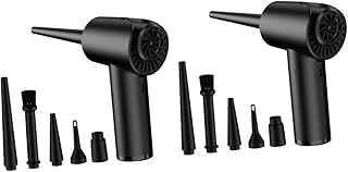 SOLUSTRE 2 Pçs Soprador De Pó De Computador Limpeza De Carro Goo Espanador De Ar Recarregável Teclado Sem Fio Soprador De Ar Recarregável Soprador De Ar Comprimido Soprador De Ar Teclado