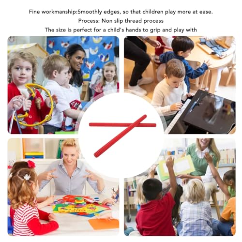 1 Pair Rhythm Sticks,Music Rhythm Sticks Percussion Sticks for Elementary or Preschool Kids - Image 3