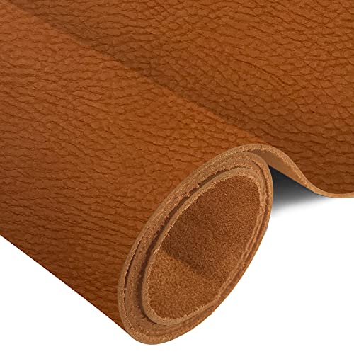 ELW Genuine American Leather Bison 8-9 oz (3.2-3.4mm) Tobacco Pre-Cut 12