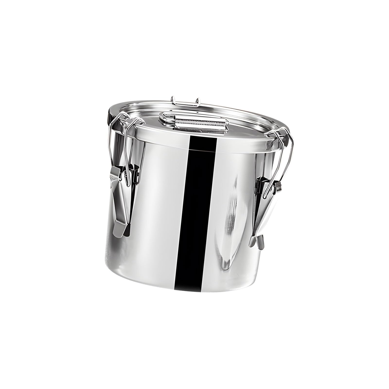 Buxuaaaa 6L Nonrust Steel Sealed Food Storage Container 3 Seal Design Storage Bucket for Kitchen Commercial Home Use Multipurpose Kitchen Solution