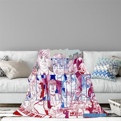 CHEWYZ Couvertures Polaires en Flanelle 3D The Beatles,Impression 3D,couvertures Populaires,Douces,Confortables,Chaudes et moelleuses,Automne/Hiver,Couverture Chaude et épaisse (180x200cm) - Les Beatles, Paul McCartney, John Lennon, RIngo Starr, George Harrison CHEWYZ Couvertures Polaires en Flanelle 3D The Beatles,Impression 3D,couvertures Populaires,Douces,Confortables,Chaudes et moelleuses,Automne/Hiver,Couverture Chaude et épaisse (180x200cm) – Image 8