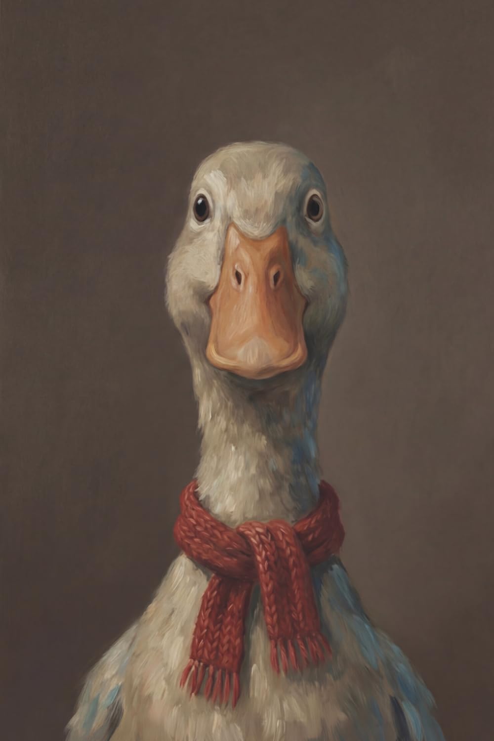 Portrait No. 1: Duck in a Red Scarf: A Distinguished Art-Inspired Journal for Writing and Life's Quirky Observations