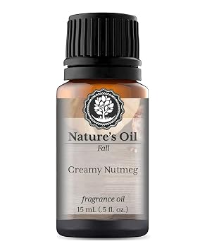 Creamy Nutmeg Fragrance Oil 15ml For Diffusers, Soap Making, Candles, Lotion, Home Scents, Linen Spray, Bath Bombs, Slime