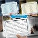 MagniPros 5X [Rechargeable] Large Ultra Bright LED Page Magnifier with Anti-Glare Lens & 3 Stepless Color Light Modes to Relieve Eye Strain-Ideal for Reading Small Prints, Low Vision and Seniors