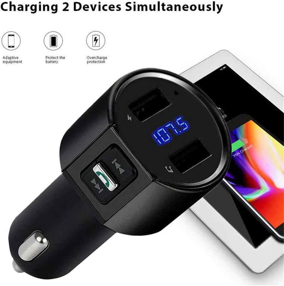 Quick USB Charger Kit Modulator Device Mp3 Memory Audio Equipped This with Music is Function