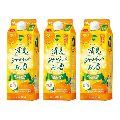 日の出 HiNODE 清見みかんのお酒 900ml×3