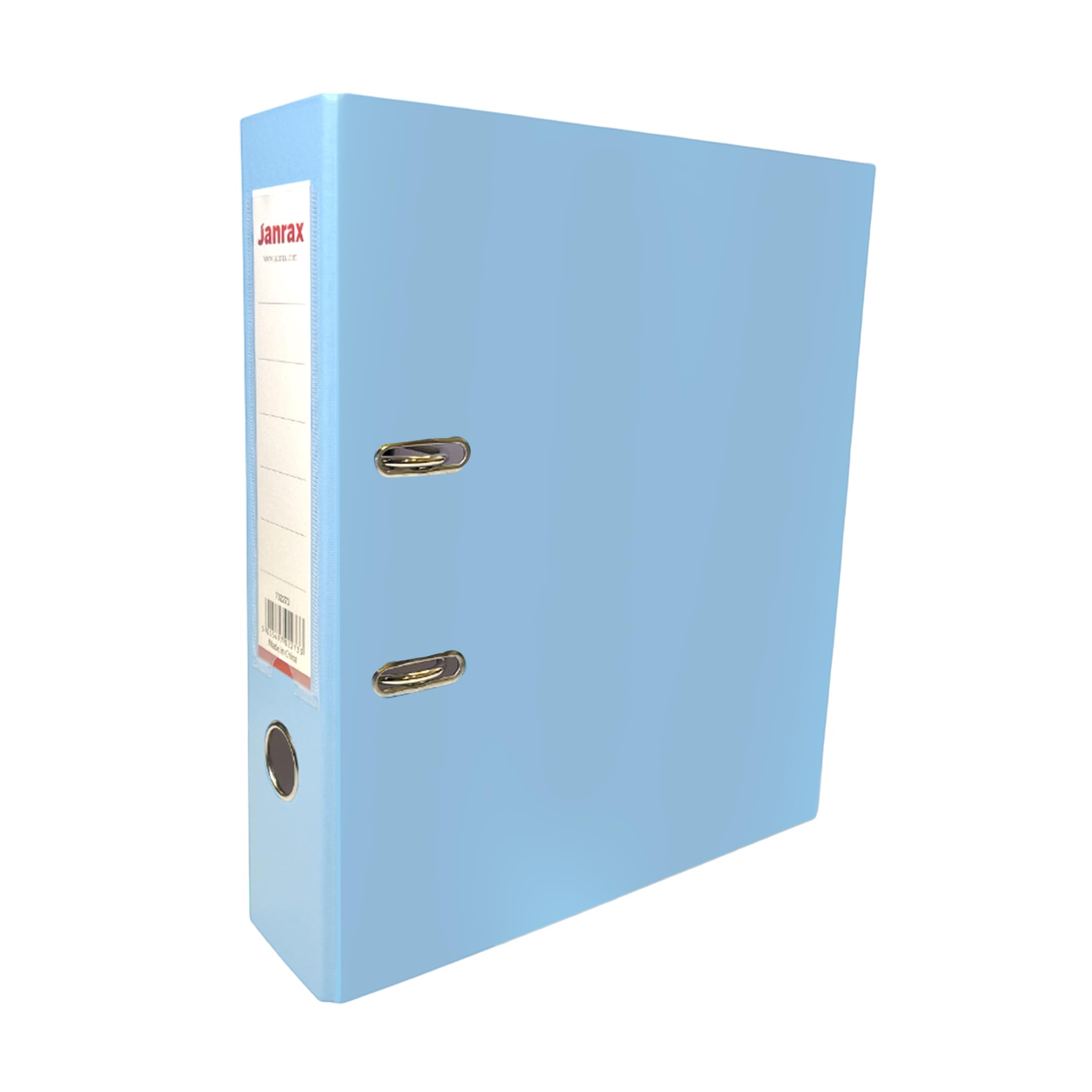 A4 Pastel Blue Paperbacked Lever Arch File by Janrax