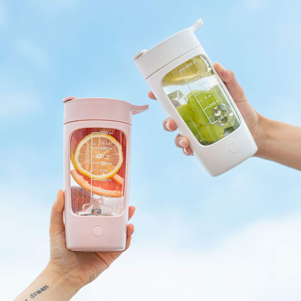 Portable USB Rechargeable Protein Shake Mixer Auto Shake Mixer Cup Water Drinking Bottle Sport Gym Kettle Juicer