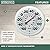 Springfield Indoor Outdoor Big and Bold Dial Thermometer, Wireless Thermometer with Easy to Read Large Numbers for Patio, Pool, and Indoor Areas, 8-Inch, White