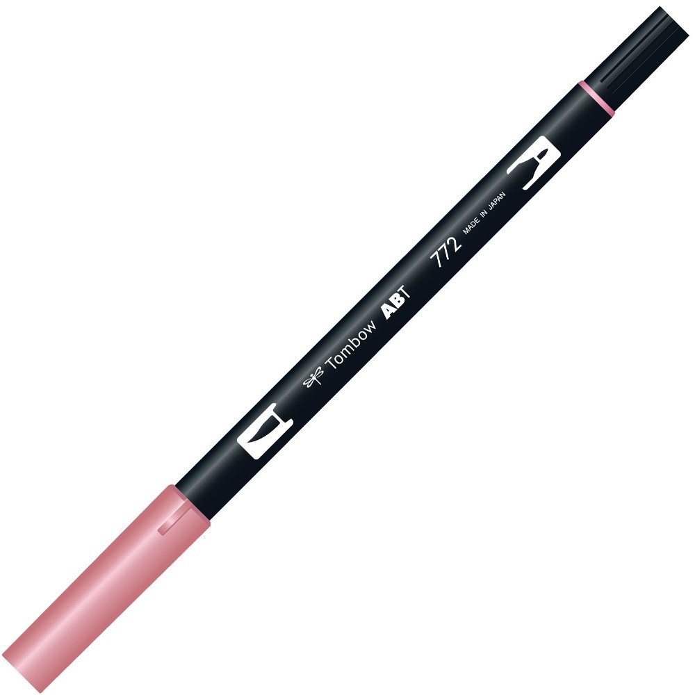 Tombow Pencil Brush Pen Dual Brush Pen AB-T Blush 6pcs AB-T772-6P : Office Products
