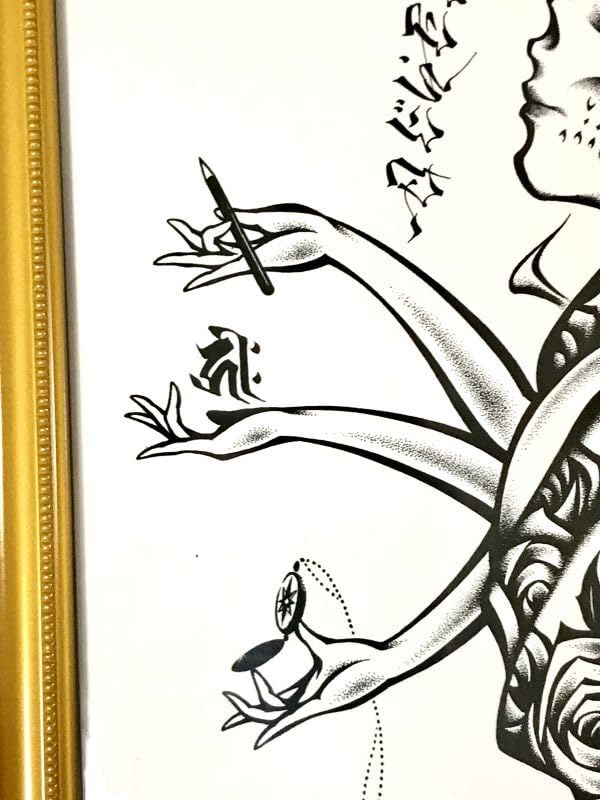 Amazon.co.jp: 注目USUGROW薄黒シルクスクリーンポスター直筆サイン と