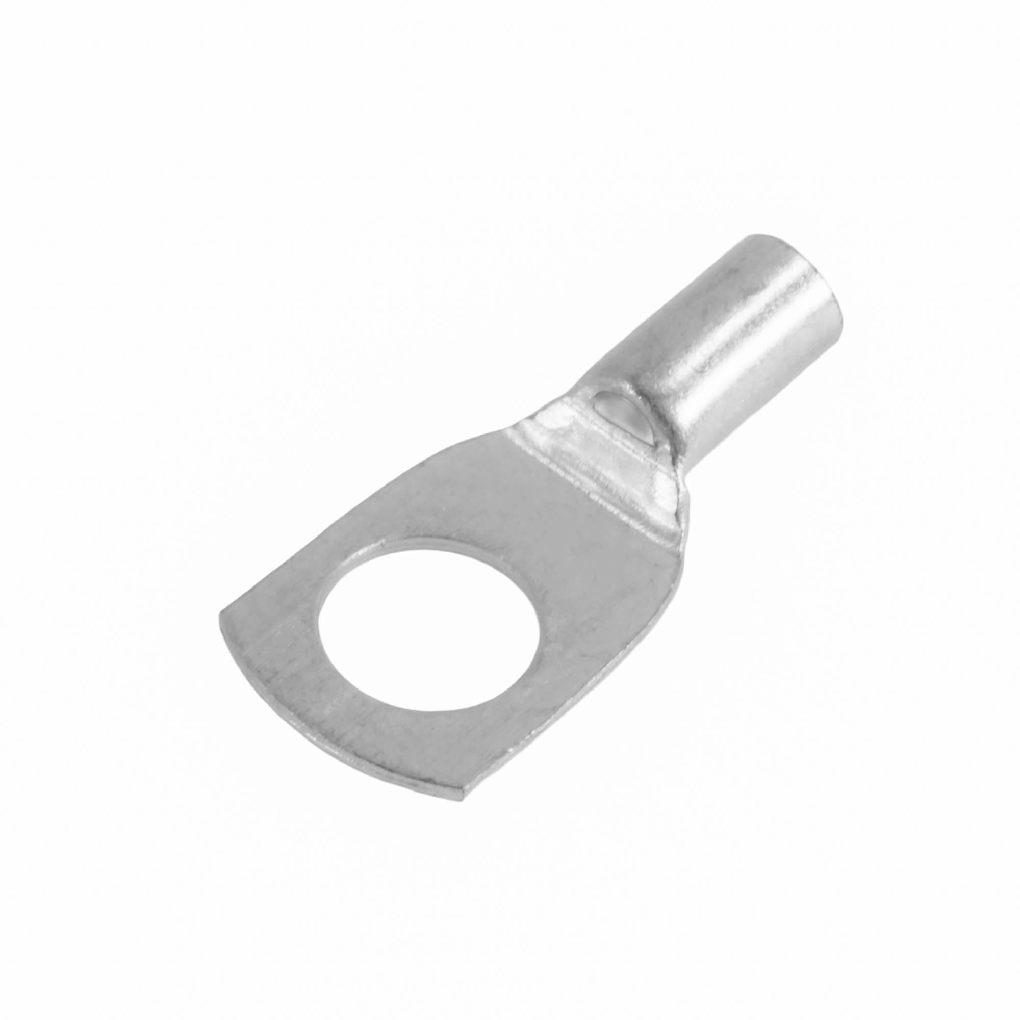 SeKi Lot de 25 cosses tubulaires - 1,5 mm² - Diamètre du trou M4 - Non isolées - En cuivre étamé - Connecteurs pour câbles de batterie, boîtes de distribution, voiture