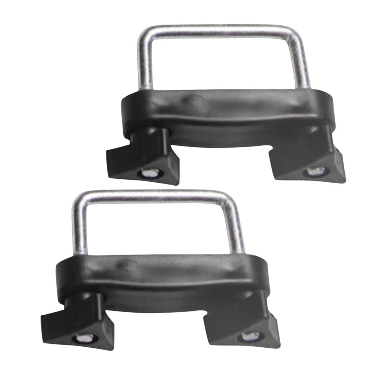 Beatifufu 2pcs Roof Rack Cargo Carrier Clips Durable Mounting Clips for Secure Car Topper Clamp Easy Install for Roof Rack Crossbars Weather-Resistant and Design