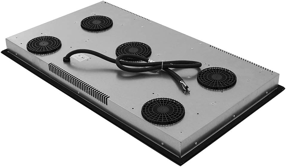 Piano cottura induzione 90cm / 9300 W, con 5 fouchi, Elettrico Incorporato in Vetroceramica , Nero Piano cottura induzione 90cm / 9300 W, con 5 fouchi, Elettrico Incorporato in Vetroceramica , Nero