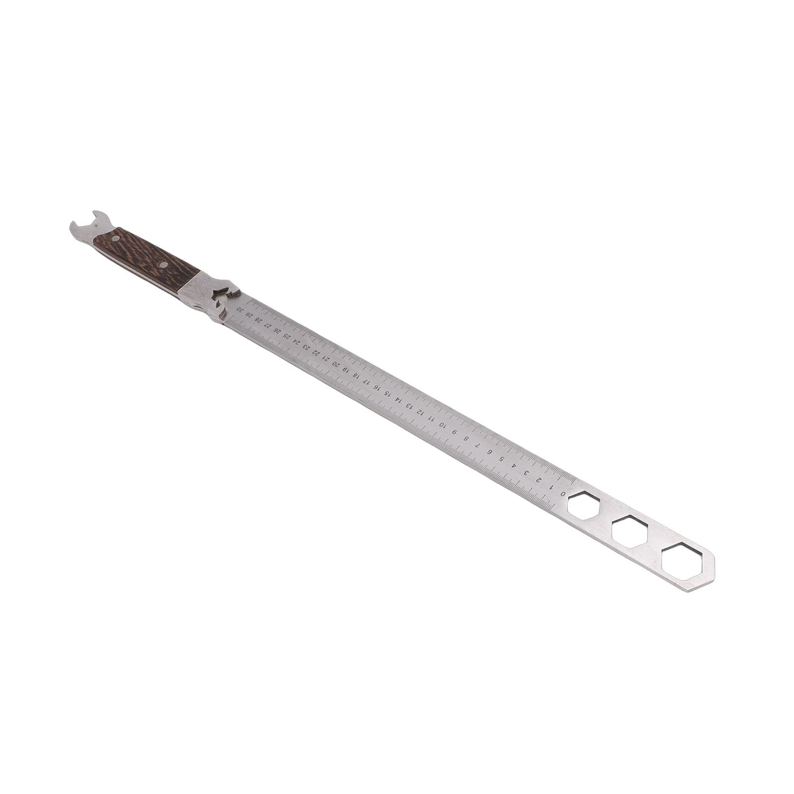 Righello in Metallo, Righello in Acciaio Inossidabile per Misurazione, Strumento Resistente da 0 a 30 Cm, Ideale per Ingegneri e Architetti