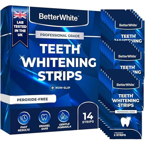 BetterWhite Teeth Whitening Strips, 7 Treatments