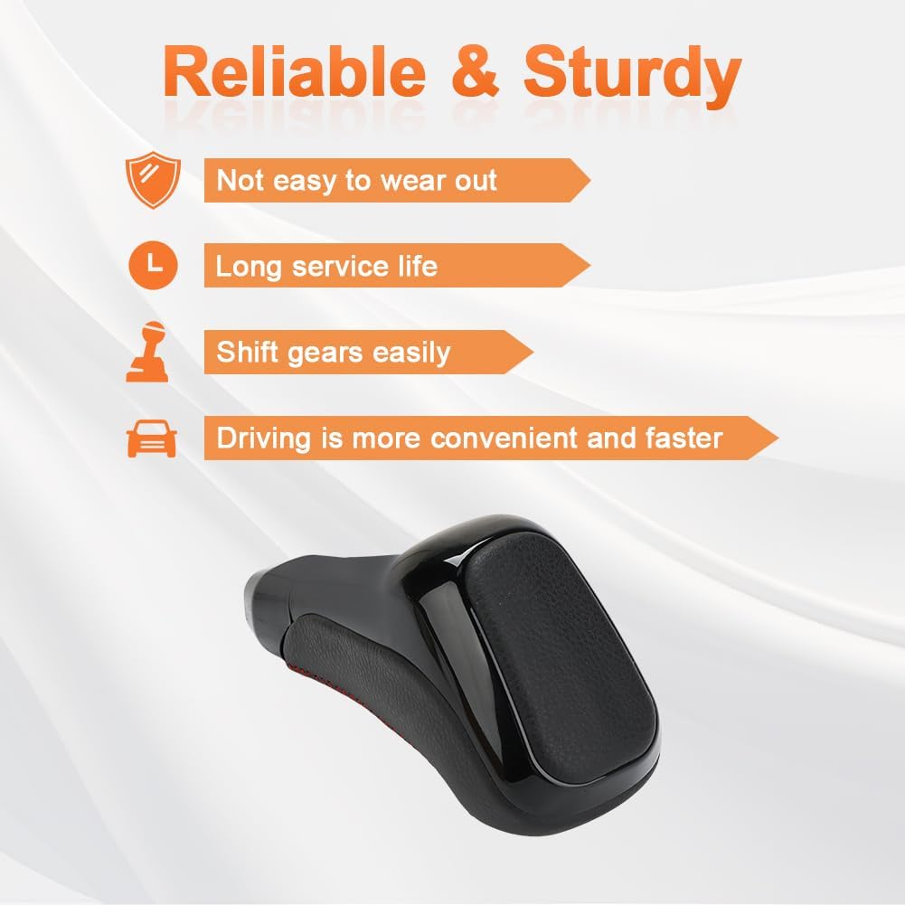 Automatic Gear Shift Knob Head Lever Replacement for PTR5734140 PTR57-34141 Compatible with 2012-2023 Toyota 4Runner 2014-2021 Tundra TRD PRO Shifter Knob Handle Lever Black