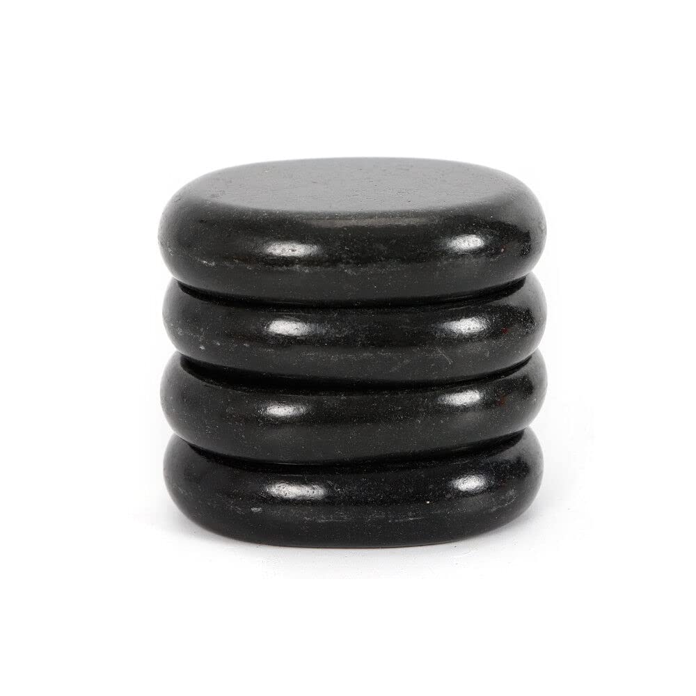 Zestaw do masażu Hot Stone, 20 sztuk, 60 W, kamienie do masażu, ogrzewanie 60°C ± 10°C, duży podgrzewacz do masażu, kamień do masażu, czarny