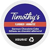 Timothy's World Coffee German Chocolate Cake K-cup for Keurig Brewers, 96 Count