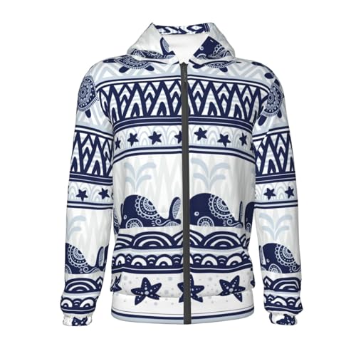 Sea Underwater Animals1 Kids Pullover Hoodies Boys Zip Up Sweatshirts Girls Athletic Clothes with Pocket2