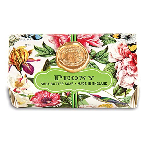 Michel Design Works Bath Soap Bar, Peony, Large