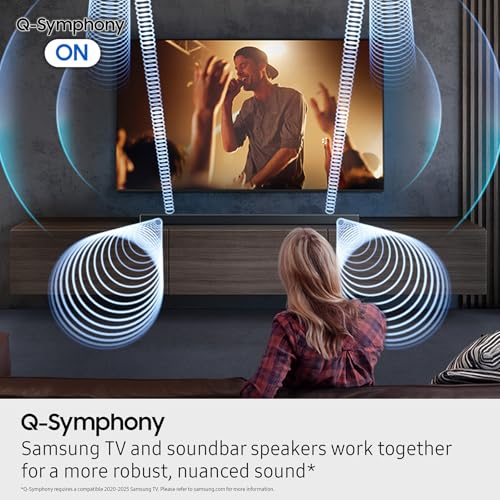 Image of Samsung Q-Series Soundbar HW Q600F 3.1.2 ch Subwoofer (2025 Model) SpaceFit Sound Pro, Q-Symphony, Adaptive Sound