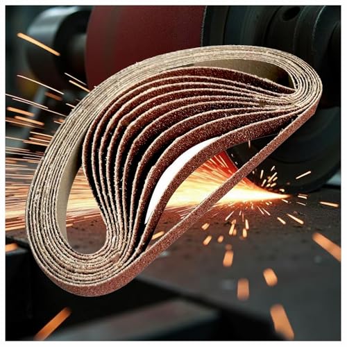 ベルトサンダー 替えベルト 研磨ベルト 5個入り 酸化アルミニウム 研削 ンダー 交換用 エンドレスベルト 研磨 研磨剤 研磨 溶接 厚手 高級木材 錆取り 自動車 金属(180グリット)