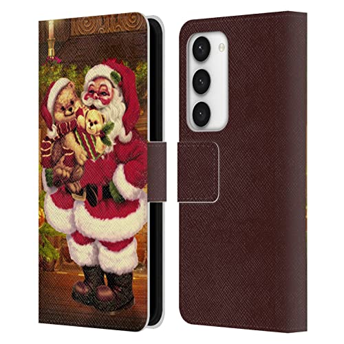 Étui cuir Samsung Galaxy S23 Père Noël Hiver Éternel au quotidien