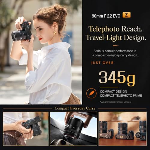 Image of VILTROX AF 90mm F2.2 EVO APS-C Prime Lens for Nikon Z-Mount