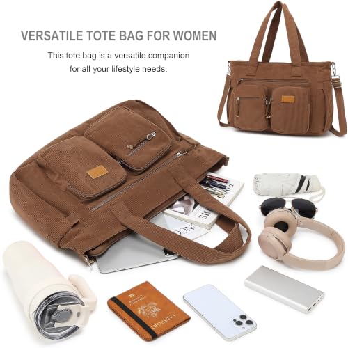 Image of ToLFE Women Top Handle Satchel Handbags Shoulder Bag Messenger Tote Bag Purse Crossbody Bag Travel Work Tote Bag
